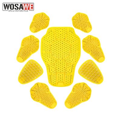 WOSAWE Motorcycle and Bicycle Extreme Sports Professional-Grade Soft Protective Gear 9-Piece Set