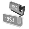 Projection Alarm Clock Time Date Temperature Display 180 Degree Wide Angle HD LED Screen Projectable