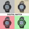 Crepha Digital Watch Telva Multifunction 5atm Water Resistant stopWatch Large 5 