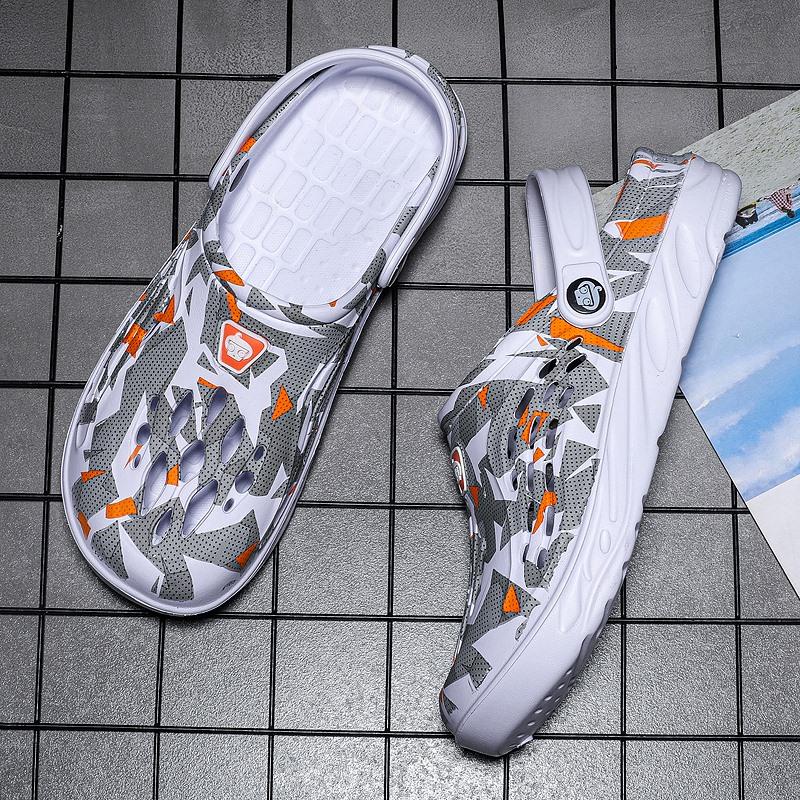 2025 Neue Mode Sandalen Herren Clog Sandalen Bequem Atmungsaktiv Strand Sandalen Herren Damen Clogs Hausschuhe Weiche Sohle Herrenschuhe