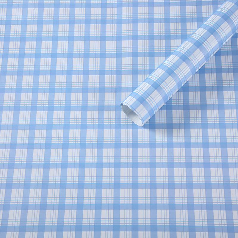Chic White Kraft Wrapping Paper: Cute Bouquet & Book Cover