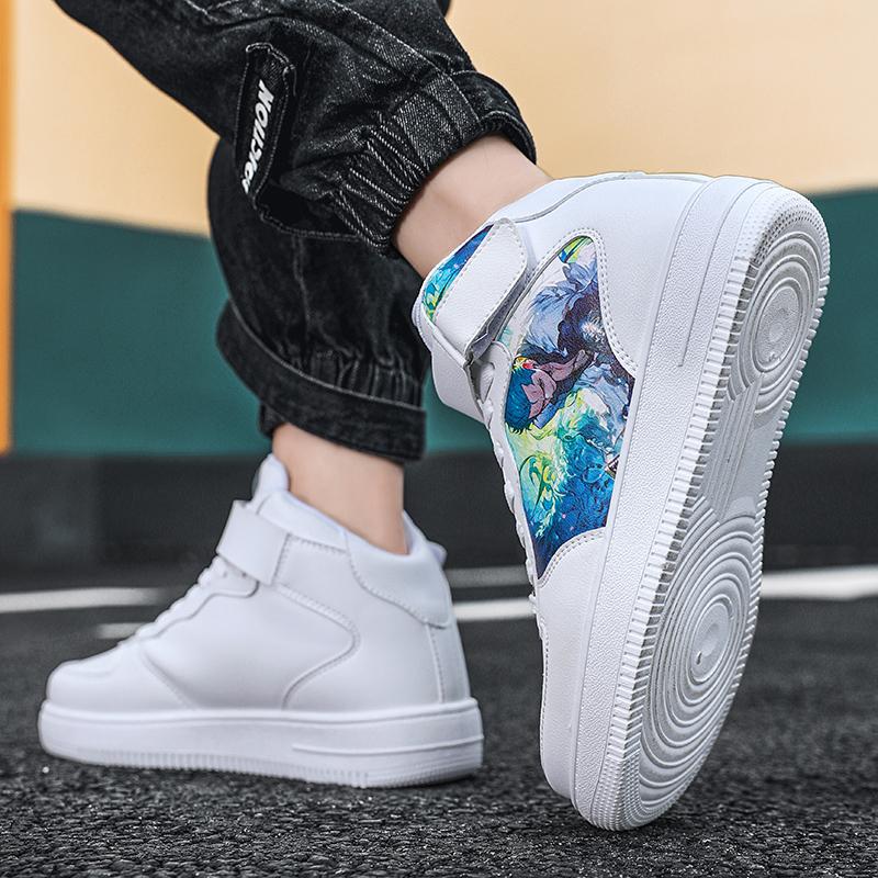 2024 New Anime Casual Men's Shoes, Size36-44 Role-playing Women's Anime Sports Shoes, Casual High Top Couple Sports Shoes