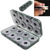 8/16Pcs Plastic Winding Board Fishing Line Wire Shaft Bobbin Spools Tackle Box Gift