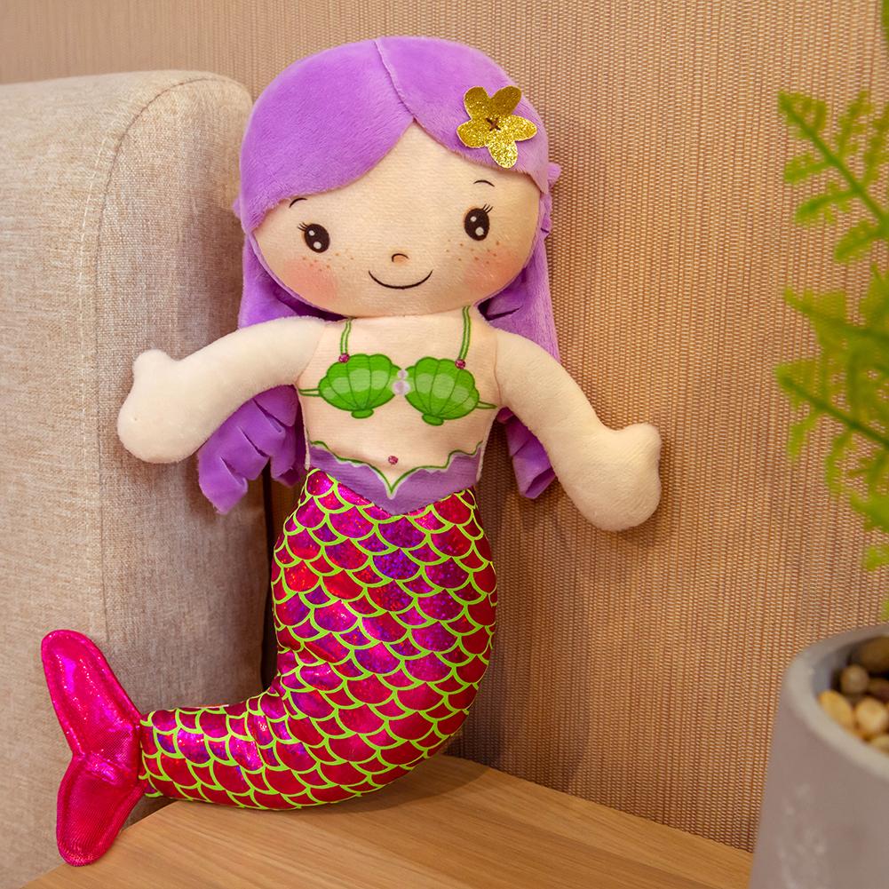 1PC 30cm Cartoon Mermaid Plush Doll Toy Children Adults Cute Comfot Pillow Plush Toys for Baby Girls Boys Christmas Gifts