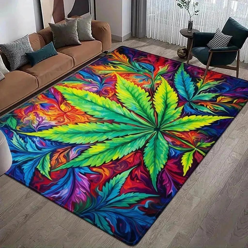 1PC Rose Pattern  Kitchen Rugs Non-Slip Home Door Mats Pop Design Bathroom Rugs Bath Mat Carpet for Home Sink Laundry Decor