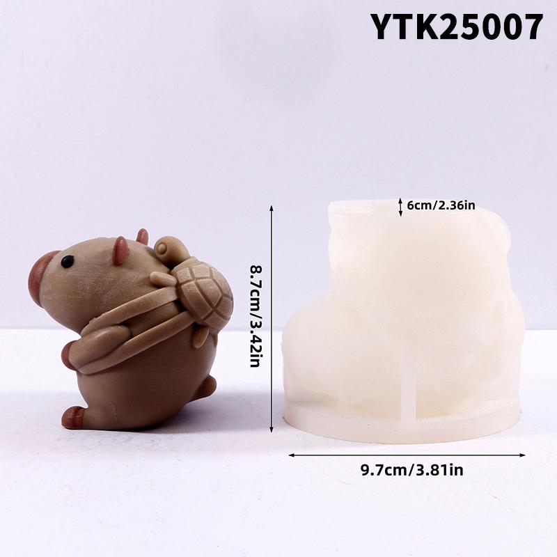 3D Capybara Mousse Cake Silicone Mold Diy Chocolate Jelly Pudding Mold Making Ice Tray Home Baking Accessories Wedding Crafts