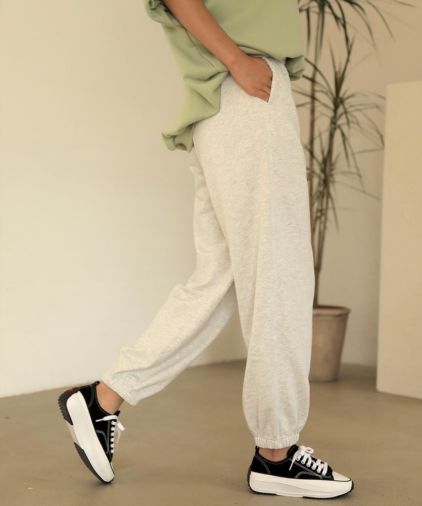 Ppaeppae Waistband Wide Fit Cotton Jogger Pants