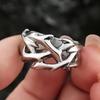 Trendy Charm Hollow Crown of Thorns Ring 316L Stainless Steel Simple Unisex Punk Rock Charm Jewelry Gift