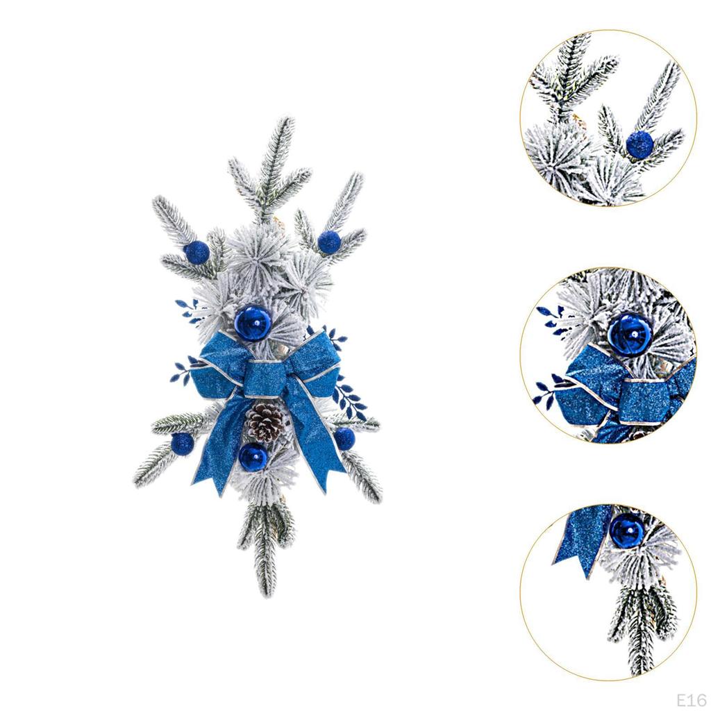 Weihnachten Künstliche Girlanden Tür Treppengirlande für Vorderhausdekoration Geschenke