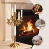 3/5 Candle Metal Candelabra Candlestick Wedding Event Candelabra Candlestick Candleholders for Wedding Dining Table Xmas Party H
