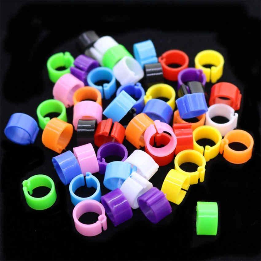 100 Pcs Inner Diameter 10 MM Bird Pigeon Foot Ring Duck Chicken Foot Rings Clip Parrot Pigeon Poultry Leg Band