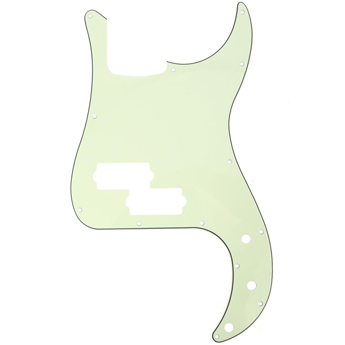 

Musiclily 13-Hole PB Precision Bass Pickguard for Fender USA/Mexico Standard Precision Bass, 3-Piece Mint Green