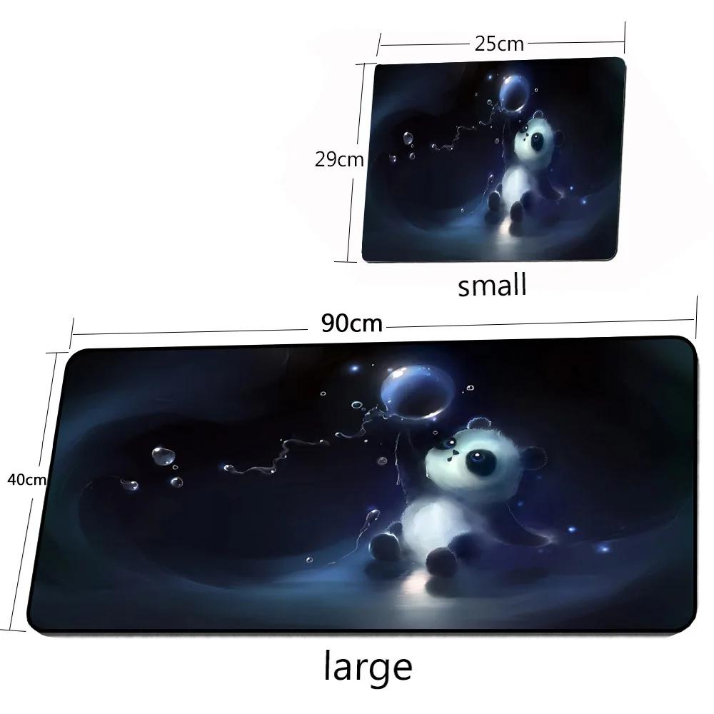 Animal Panda Kawaii Mouse Pad Xxl Gamer Laptop PC Gaming Accessories Office Home Keyboard Carpet Pad Gaming Mouse Pad  Desk Mat