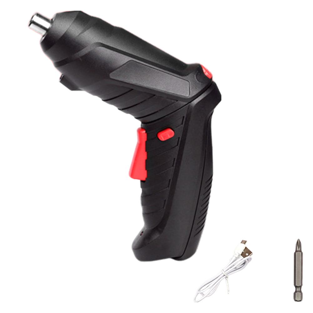 4v Electric Screwdriver Set Powerful Impact Screwdriver Drill 250r/min Lithium Battery Screwdriver 1800mah Rechargeable