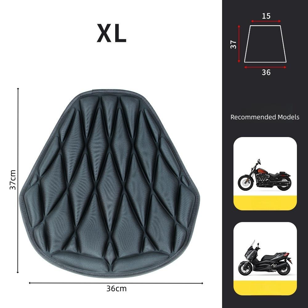 Motorcycle Cushion Seat Cover Sunscreen Insulation Pad, Scooter Shock-absorbing Ventilated Waterproof EVA Thickened Electric Car