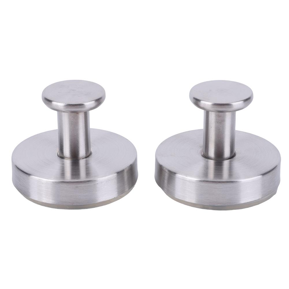 2/4 ks přísavných háků bez vrtání do koupelny, háčky na zavěšení županů, vodotěsný držák na ručníky, nerezová ocel, nástěnné věšáky na kabáty a klobouky