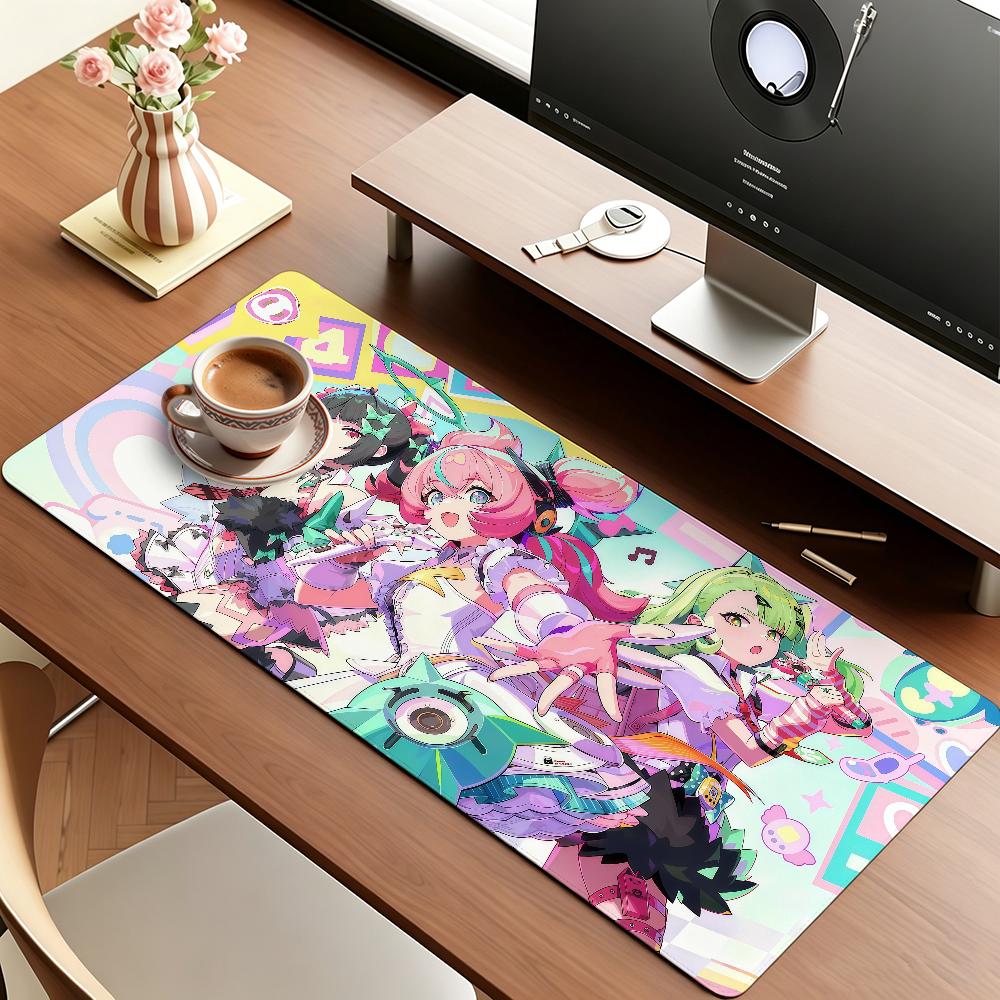 Game Zenless Zone Zero Angels Of Delusion Mouse Pad Anti Slip Rubber Edge Locked Thickened Laptop Gaming Desk Mat