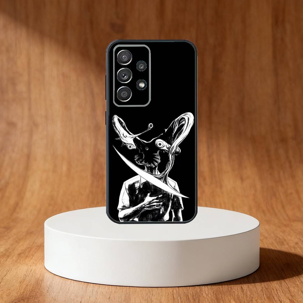 Anime P-Parasyte Phone Case For Samsung S25,S24,S21,S22,S23,S30,Ultra,S20,Plus,Fe,Note,10,9,5G Black Cover