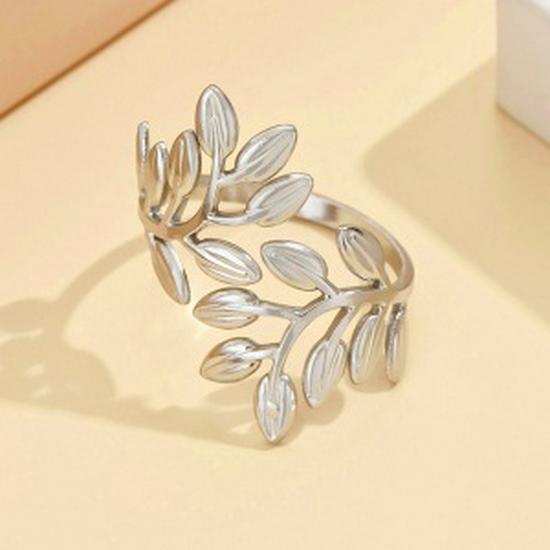 Korean Flower Design High-End Gold-Plated Ring