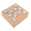 10 PCS LED Deck Light Kit 0.8W 304 Stainless Steel IP67 Waterproof Recessed LED Deck Lamp 90?265V