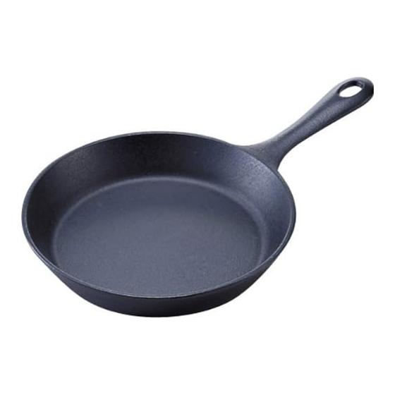 Iwachu Family Pan 17 Black Baked Inner Diameter 16.5cm IH Compatible Nambu Ironware 24015