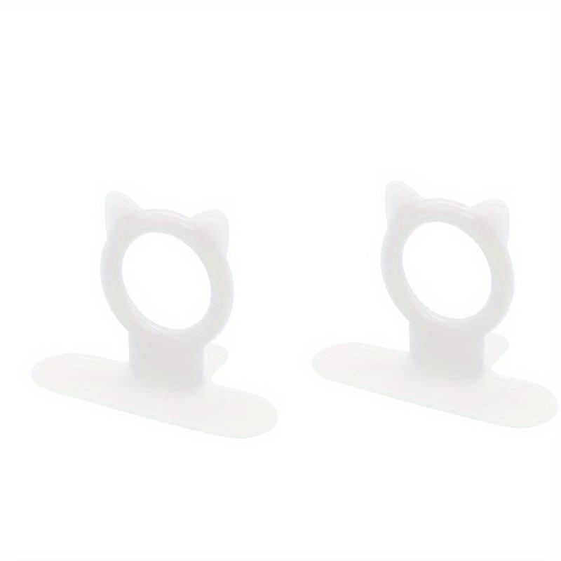 2pcs Silicone Toilet Lid Lifter with Ergonomic Handle - Hygienic No-Touch Design, Durable Bathroom Accessory for Easy Lid Lifting