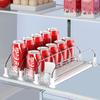 Drinks Self-Sliding Storage Rack Refrigerator Drink Organizer Soda Kola Beer Can Dispenser Adjustable Width Kitchen Organizer