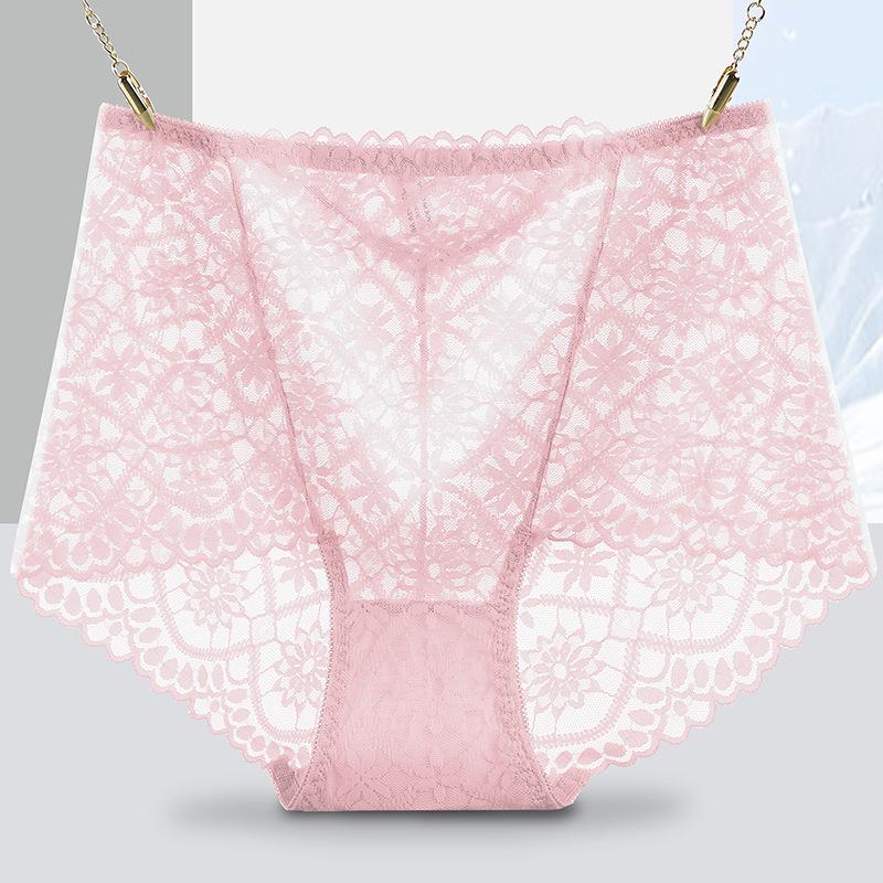 

Кружевное нижнее белье для женщин с высокой талией, приподнятые ягодицы, прозрачные, сексуальные, бесшовные, удобные, соблазнительные, сетчатые женские трусики с треугольными чашечками XL