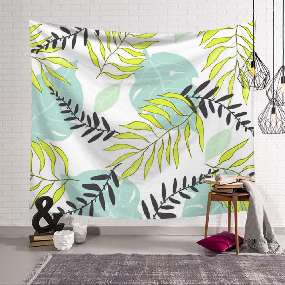 Ins Background Cloth Green Decoration Bedroom Hanging Cloth Room Decoration Painting Tapestry Wall Cloth