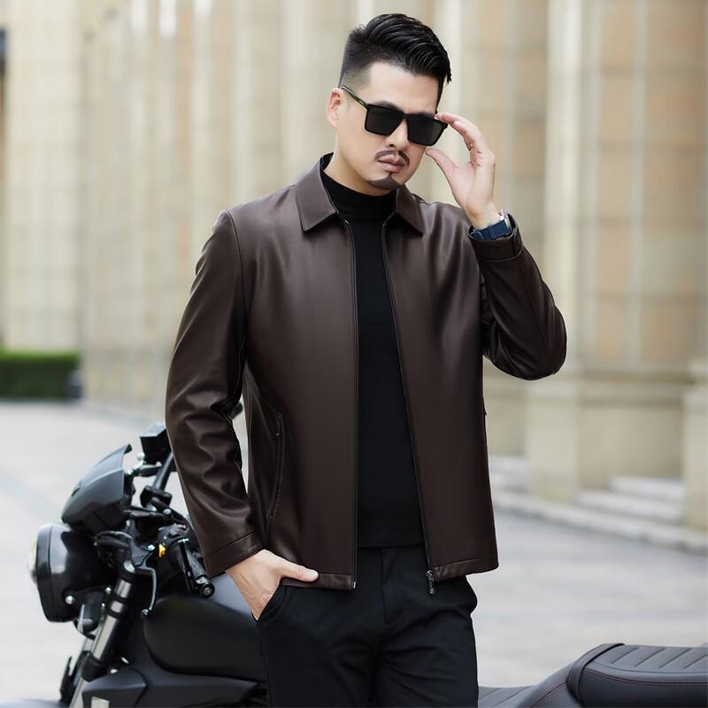 Yalu Men's Faux Leather Jacket