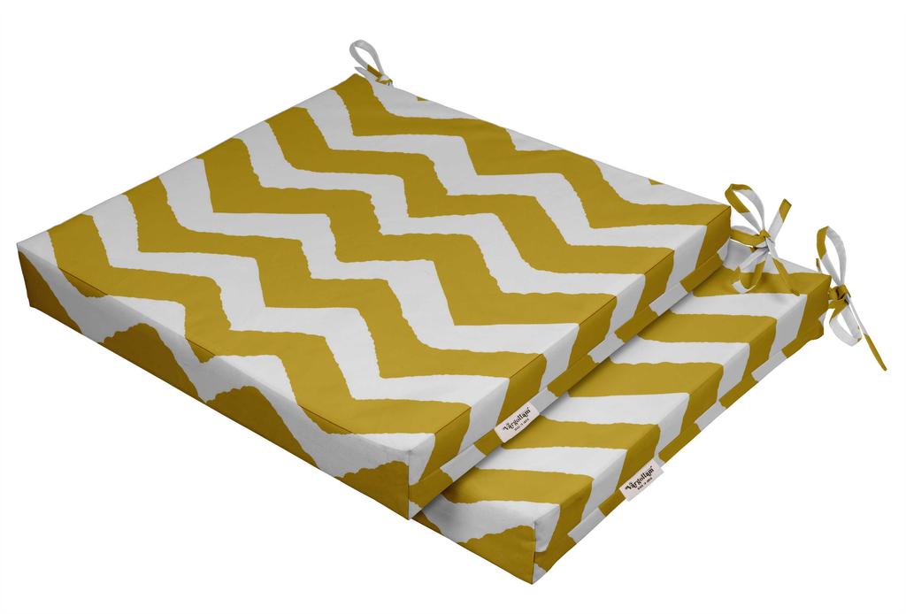 Vargottam Bedruckte Indoor Outdoor Stuhlkissen Rutschfest Esszimmerstuhl Kissen Quadratisch Geformt Esszimmerstuhl Kissen Mit Bindebändern