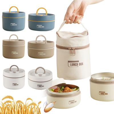 Termální obědový box Bento box Přenosný izolovaný obědový box Stohovatelný nepropustný nerezový zásobník na potraviny