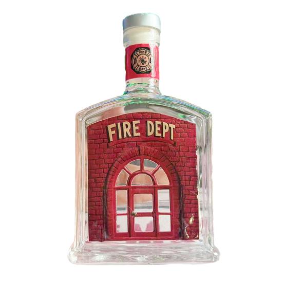 

Пожарный графин для виски Форма пожарной машины Бутылка для вина Гидрант Стекло Уникальный барный подарок для любителей виски