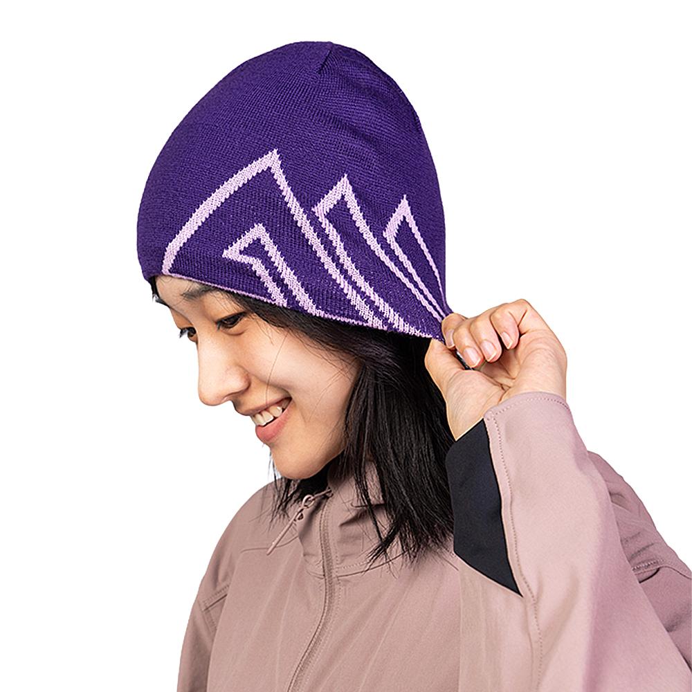 Oniji Clever C39 Purple Merino Wool Beanie