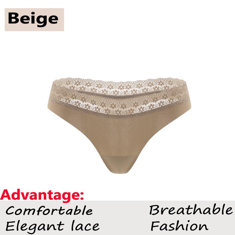 FINETOO 1 Stück Damen Übergröße Spitze Taille Nahtlose Unterwäsche, Weich, Bequem, Modisch, Atmungsaktiv, Schnelltrocknend Niedliche Unterwäsche S-XXL