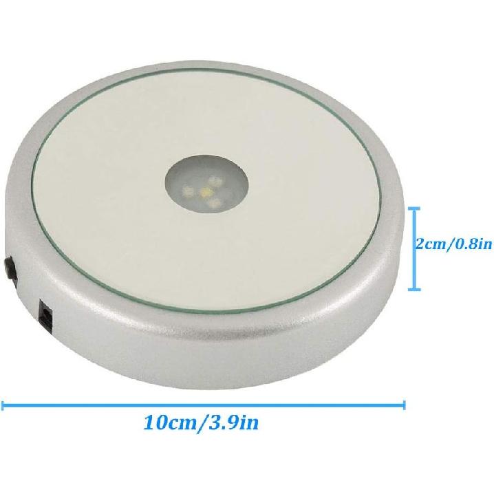 Light Base for Glass Art, LED Light Base, LED Light Display Base, Light Display Base Stand Holder 6 Color Changing LED Colorful Display Stand Lights