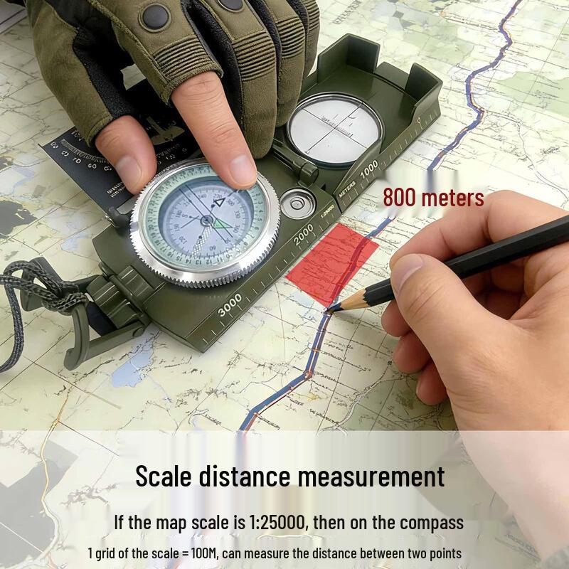 ZLIII Professional Outdoor Luminous Camping Compass