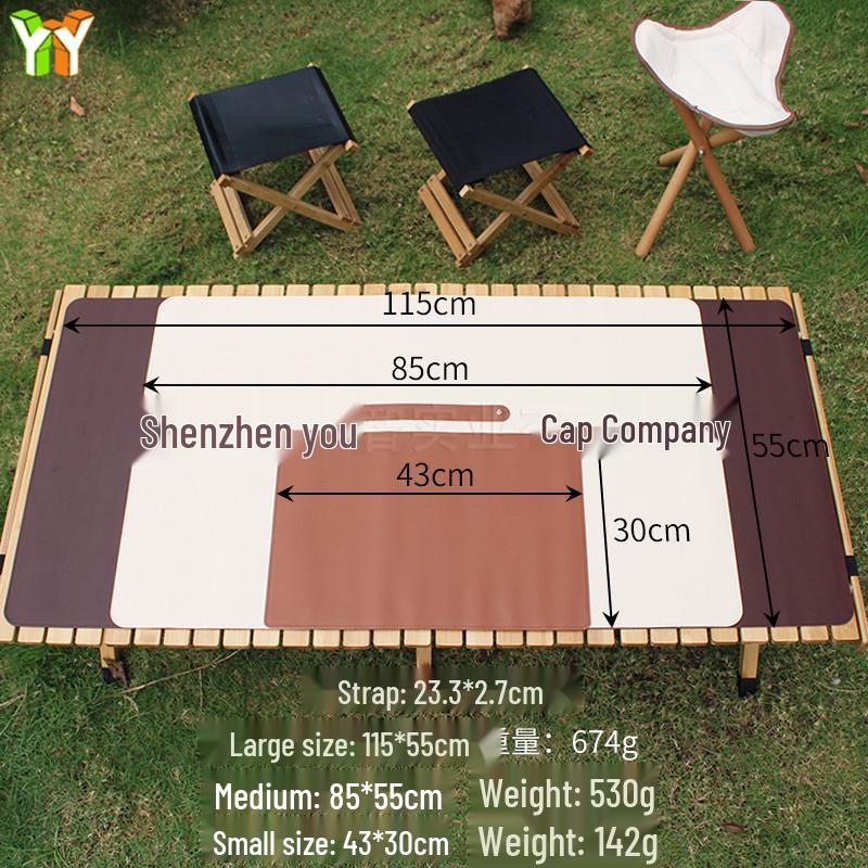 Waterproof Outdoor Leather Picnic Mat - Large Size for Camping and BBQ