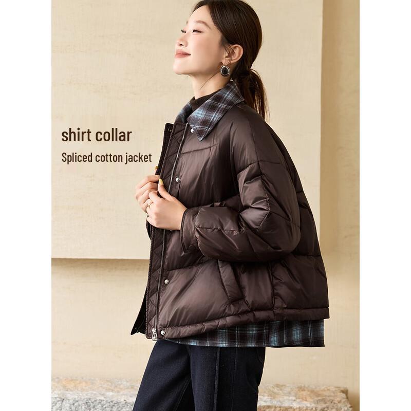 Faux Two-Piece Padded Jacket M