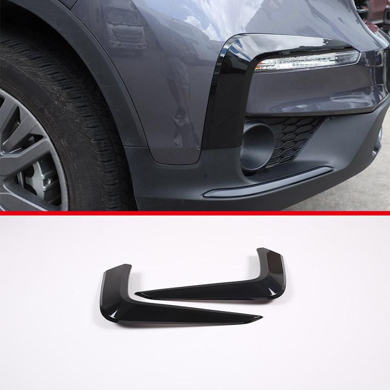 ABS Black For Honda Pilot 2015-2025 Gear Shift Console Cover Panel Glass Lift Button Decorative Frame Sticker Car Accessories