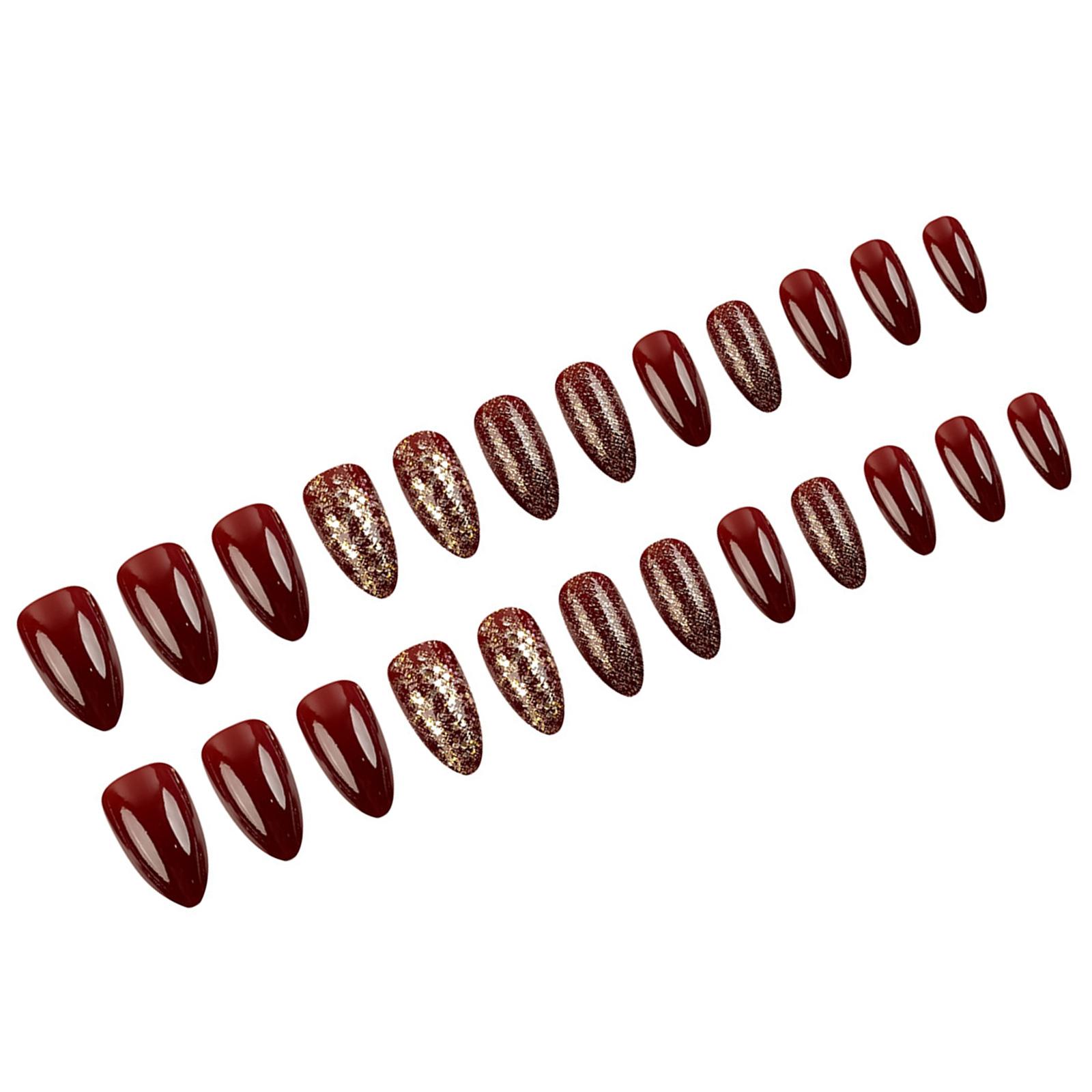 

Элегантные блестки для искусственных ногтей, накладные ногти, полное покрытие, накладные ногти, маникюр, аксессуары для ногтей для изысканного образа