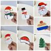 Christmas Hat Christmas Hair Claw Christmas Sock Small Shark Clip Unique Santa Claus Hairpin  Daily