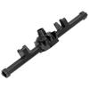 RC Rear Axle Housing Aluminum Alloy Upgrade Parts RC Axle Case for Axial SCX6 1 6 Car Black