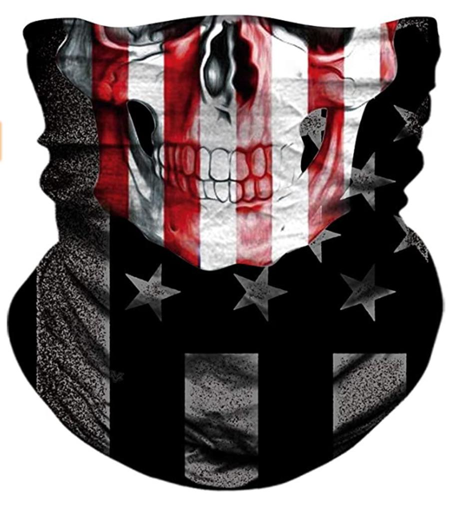 Skull Men Balaclava Ski Mask Cycling Caps Snowboard Face Cover Motorcycle Bicycle Helmet Hood Bandana Scarf Breathable Windproof