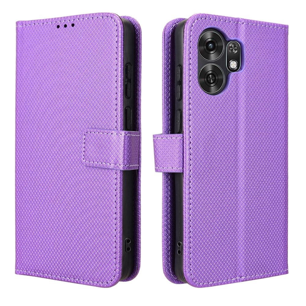 

Flip Cover compatible for Honor X6D PU Leather Phone Case Full-Body Protection with [RFID Blocking] for Honor X6D фиолетовый