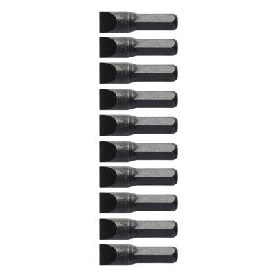 VESSEL Chave de Impacto 10 x Bits E C51 ZP, 36mm, Conjunto de 10 Peças, Dureza (Baixa Dureza),