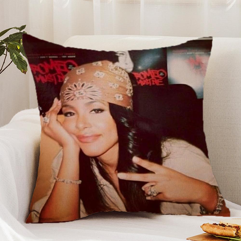 Singer A-Aaliyah Cushion Cover Premium Comfort Reversible Pillow Cover - Dual - Use Design for Home & Car 12x12Inch