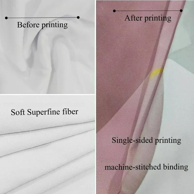 Ulvtrykk Strandhåndkle Stort Mikrofiber Håndkle Rask Tørking Svømmebassenghåndkle Dyrekunst Vegghengende Teppe