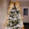 10Yards*26CM Xmas Tree Ribbon Colorful Christmas Tree Gauze Mesh Tulle Roll   Christmas Tree Decor