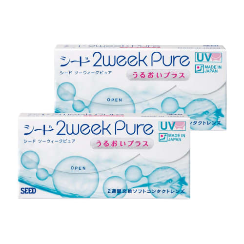 

[2 boxes] 2 Week Pure Moisture Plus [BC] 8.6 [DIA] 14.2 [PWR] -2.75 6 sheets